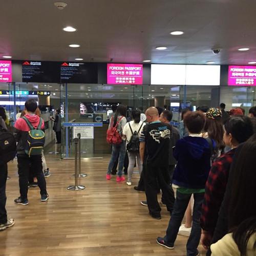 仁川机场入境审查--中韩人力网