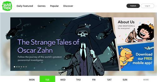 NAVER网络漫画的海外用户已超过韩国本土。 --- 中韩人力网