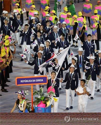 2016里约奥运会韩国代表团。 --  中韩人力网
