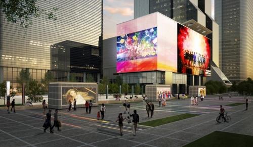  中韩人力网-韩企资讯： 据韩国贸易协会6日消息，韩国版时代广场——“COEX K-POP广场”将落户位于首尔三成洞的COEX会展中心一带。开工仪式当天在COEX会展中心举行，预计将于12月初完工。---中韩人力网