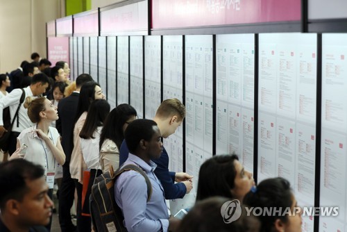 在韩国外国留学生人数增高 中国留学生最多。--- 中韩人力网