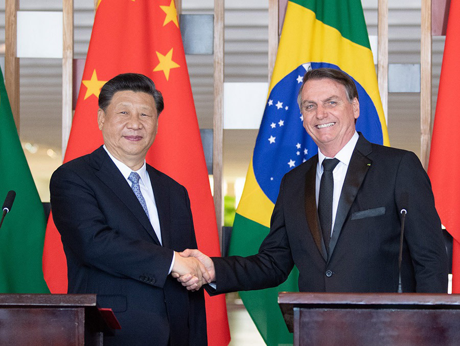 시진핑 주석, 브라질 대통령과 회담