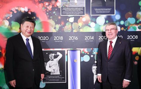 시진핑 주석, 토마스 바흐 IOC 위원장과 통화——中韩人力网