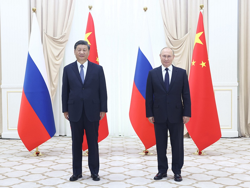 시진핑 주석, 블라디미르 푸틴 러시아 대통령과 회담——中韩人力网