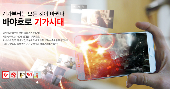 韩国KT 电信公司5G网络