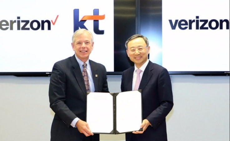 Verizon,韩国电信KT,5G技术,5G NR ,韩国通信运营商,韩国企业招聘网