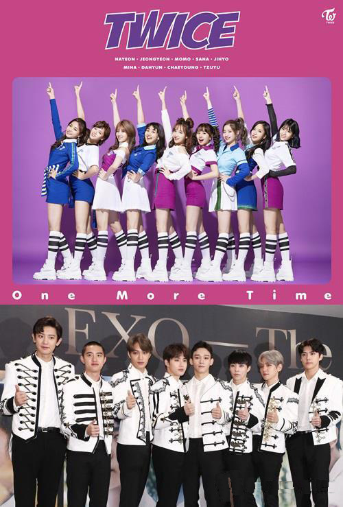 TWICE和EXO登顶日本淘儿音乐城K-POP榜单——中韩人力网