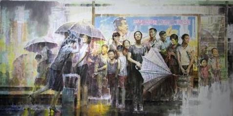 朝鲜美术作品入韩 下月亮相光州双年展——中韩人力网