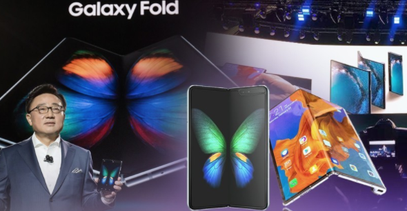 三星折叠屏手机Galaxy Fold9月在全球面市。--- 中韩人力网