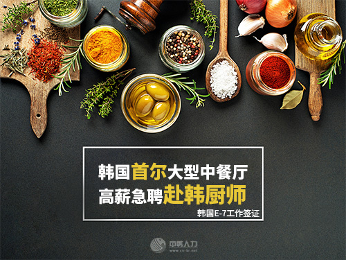 韩国高新厨师招聘——E-7工作签证