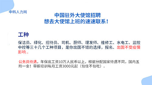 中国驻外大使馆招聘，快来看看吧！