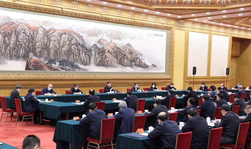 시진핑, 베이징∙허베이 시찰 및 베이징 2022년 동계 올림픽∙패럴림픽 준비 업무 보고회 주재