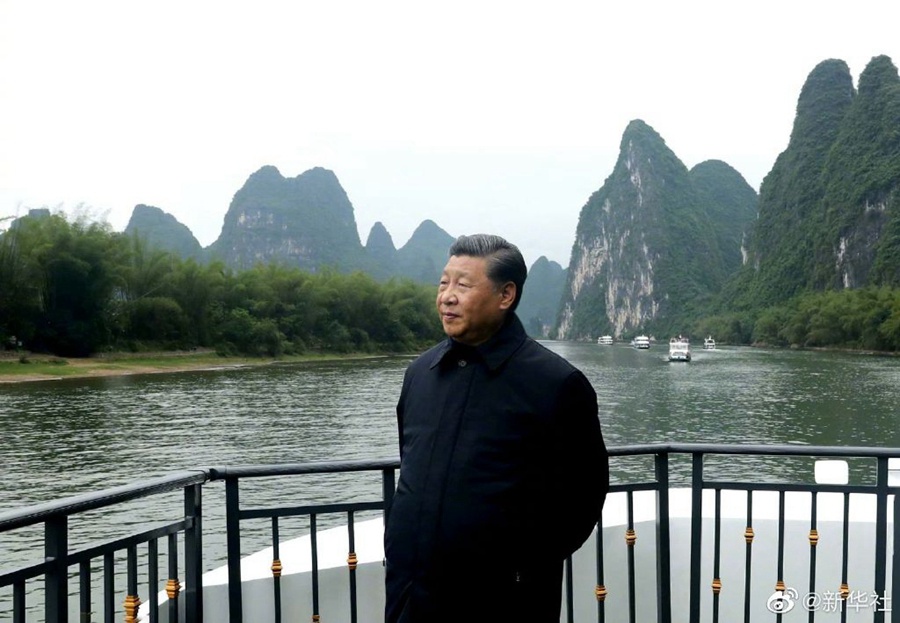 시진핑 주석, 광시 시찰——中韩人力网