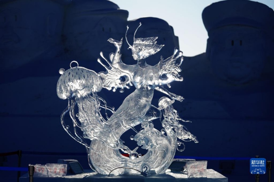 하얼빈 빙설대세계, 매력적인 얼음조각의 세계속으로——中韩人力网